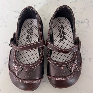 Buster Brown Dark Brown Girls Dress Shoes